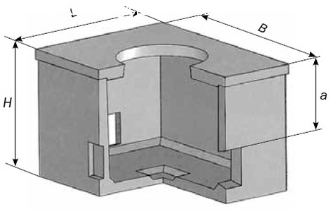 Колодец ККСр-1-10(80) ГЕКон